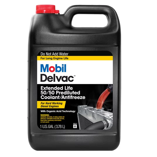 One gallon package of Mobil Antifreeze sold by Rhinehart Oil.