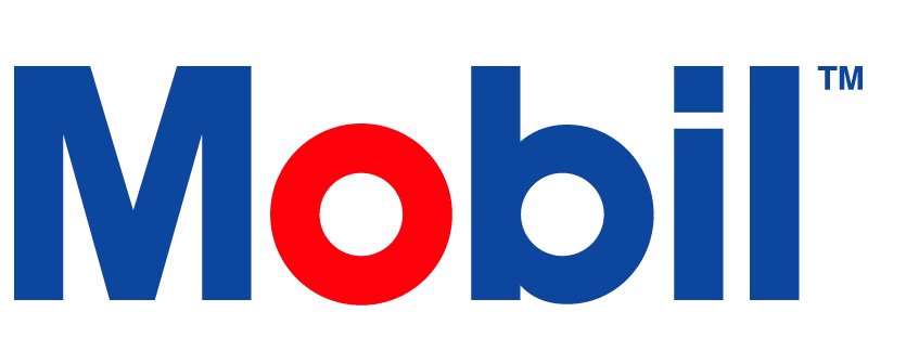 Mobil company logo.